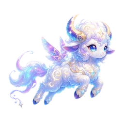 Astralamb - Etherial-type Soltokemon