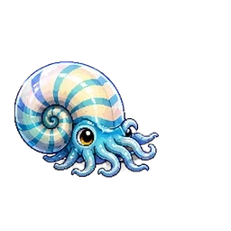 Nautiloop - Water-type Soltokemon