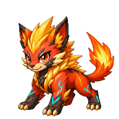 Cindervolt - Fire-type Soltokemon