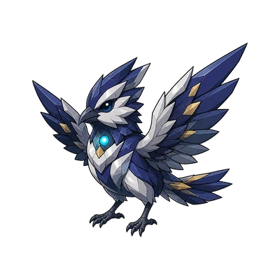 Corefinch - Lunar-type Soltokemon
