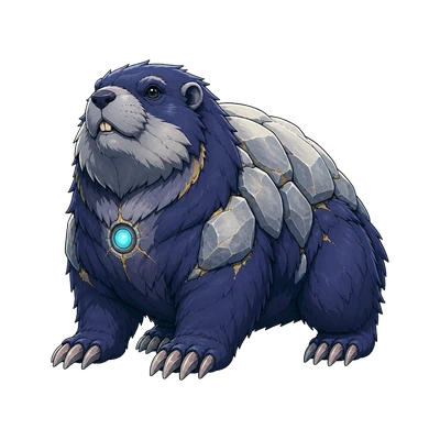 Dustmarmot - Lunar-type Soltokemon