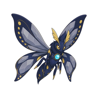 Eclipsemoth - Lunar-type Soltokemon