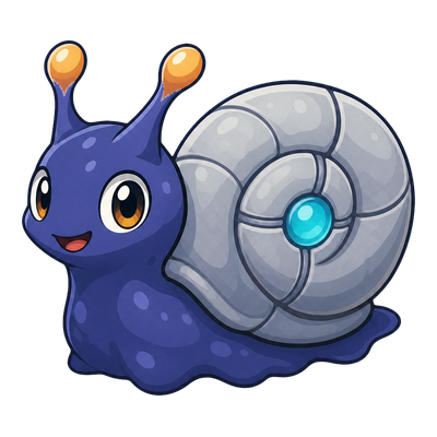 Lunasnail - Lunar-type Soltokemon