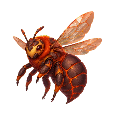 Basaltbee - Martian-type Soltokemon