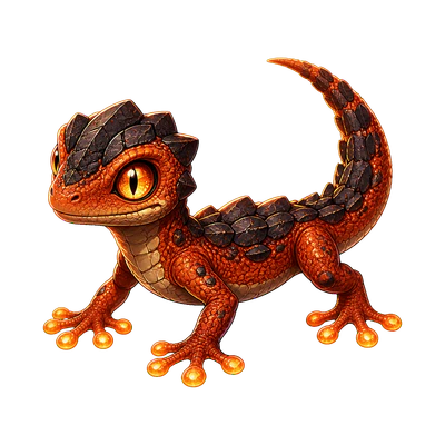 Flaregecko - Martian-type Soltokemon