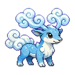 Cloudbuck - Wind-type Soltokemon