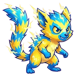 Zapfox - Electric-type Soltokemon